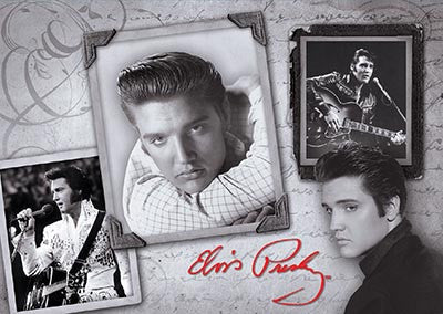 Elvis Magnet - Frames w/ Letter