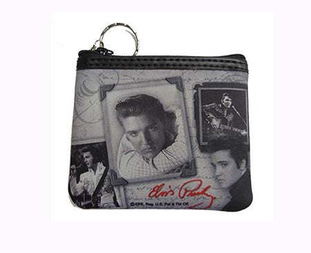 Elvis Key Chain/Coin Purse - Frames With Letter