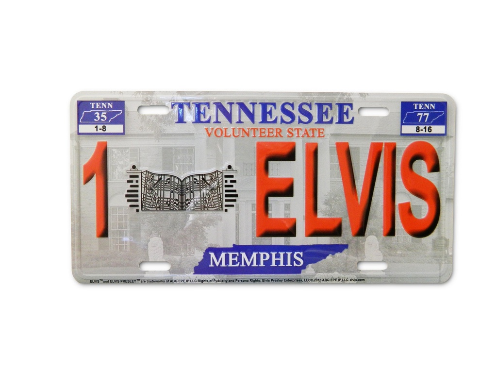 Elvis License Plate - 1ELVIS