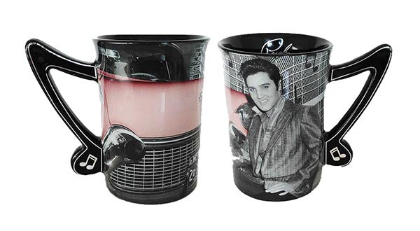 Elvis Mug -  With Car - Music Handle