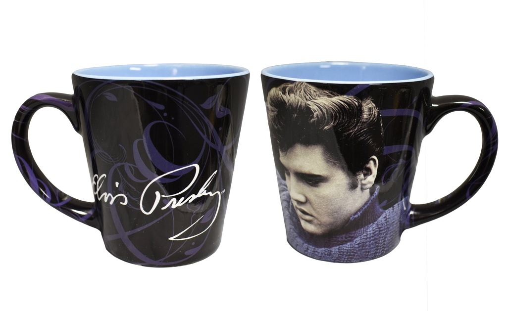 Elvis Mug - Blue Sweater Black