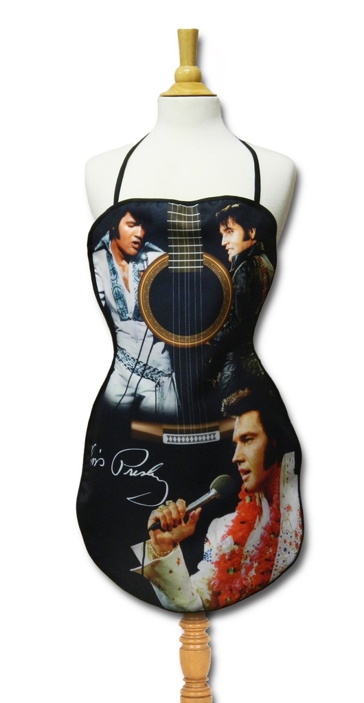 Elvis Apron - Guitar Shape 3 Images