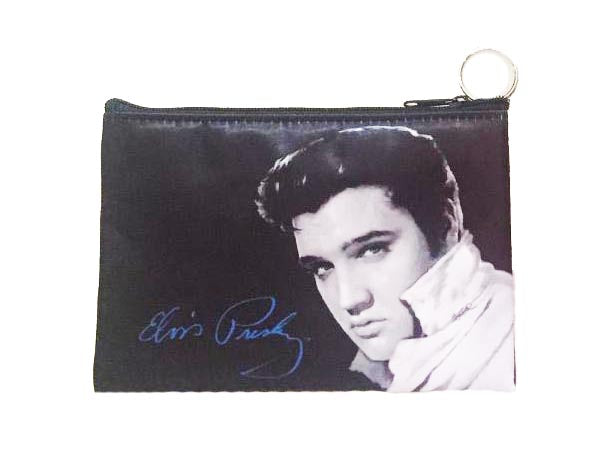 Elvis Makeup Bag - Black & White Photo