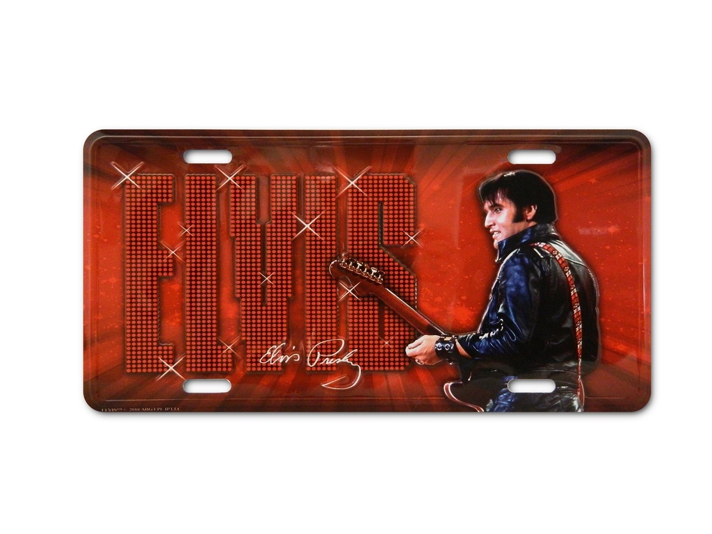 Elvis License Plate - '68