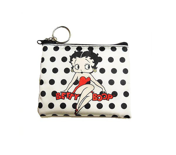 Betty Boop Key Chain/Coin Purse - Polka Dots