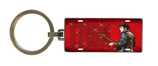 Elvis Key Chain - License Plate 68 Name