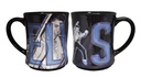 Elvis Mug - Blue Suede Shoes Embossed