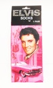 Elvis Socks - Pink With Guitars