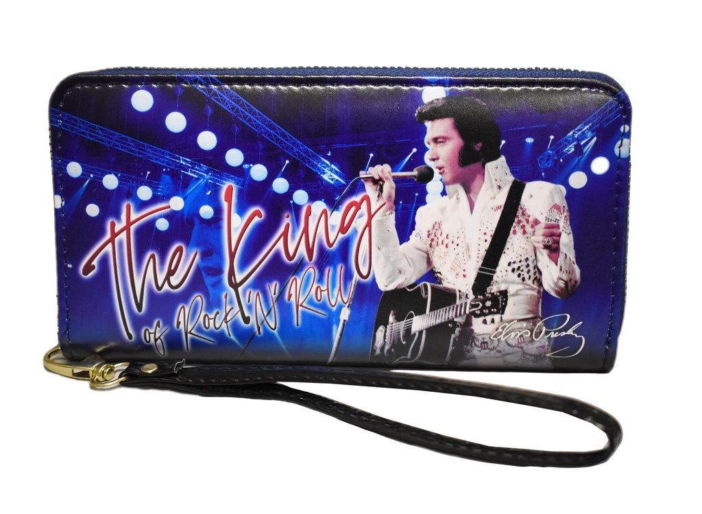 Elvis Wallet - The King Blue With White Jumpsuit