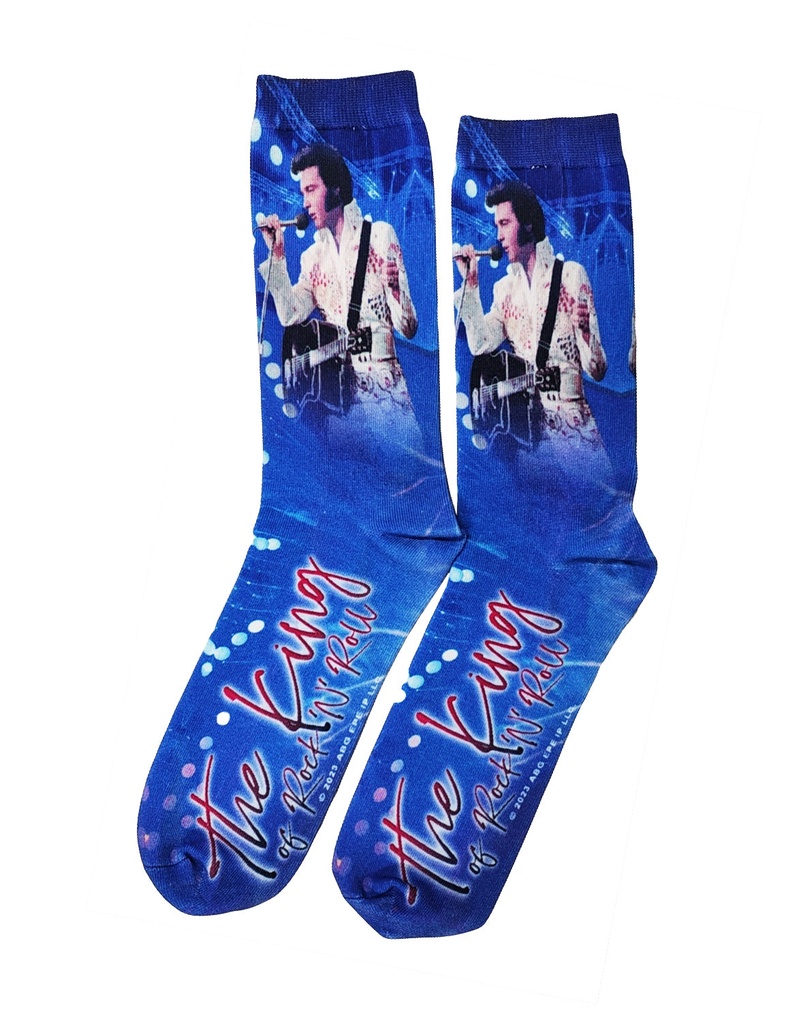 Elvis Socks - The King Blue