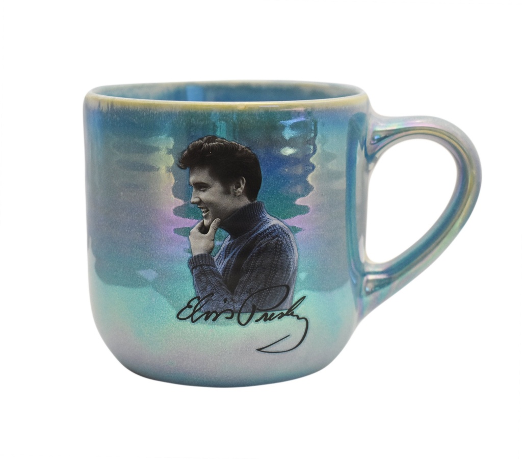 Elvis Mug - Blue Sweater Glazed