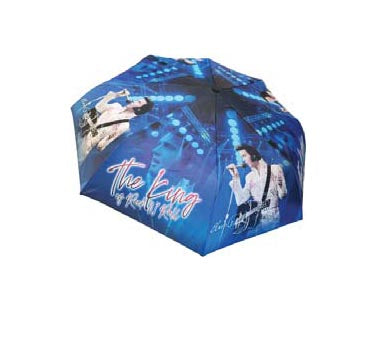 Elvis Umbrella - The King Blue With White Jumpsuit