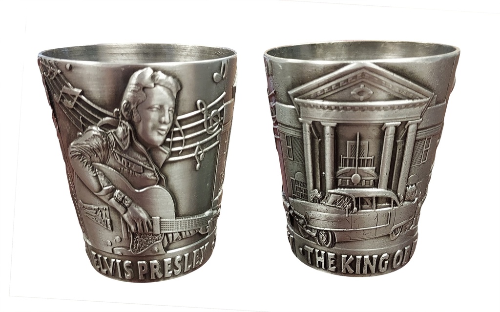 Elvis Shot Glass - Pewter