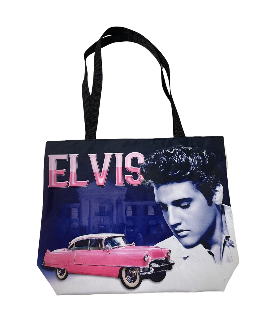 Elvis Tote Bag - Pink Caddy