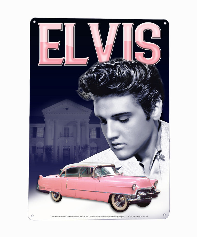 Elvis Sign - Pink Caddy