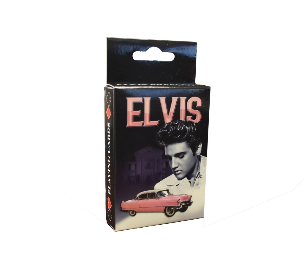 Elvis Playing Cards - Pink Caddy