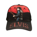 Elvis Cap - Black & Red '68