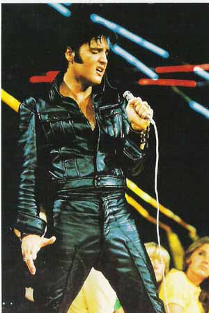 Elvis Postcards - '68 Leather - Pack of 50