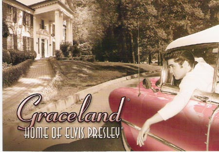 Elvis Postcard - In Car/Graceland -  Pack of 50