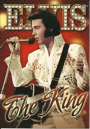 Elvis Postcard - The King Red Background - Pack of 50