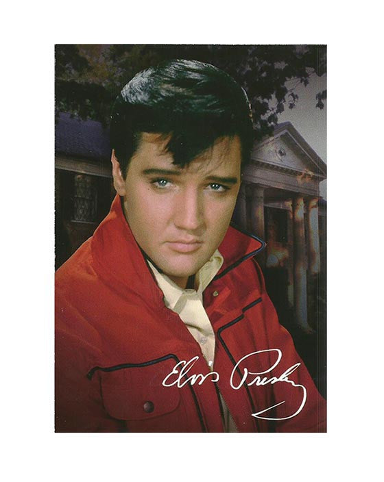 Elvis Postcard - Red Jacket - Pack of 50