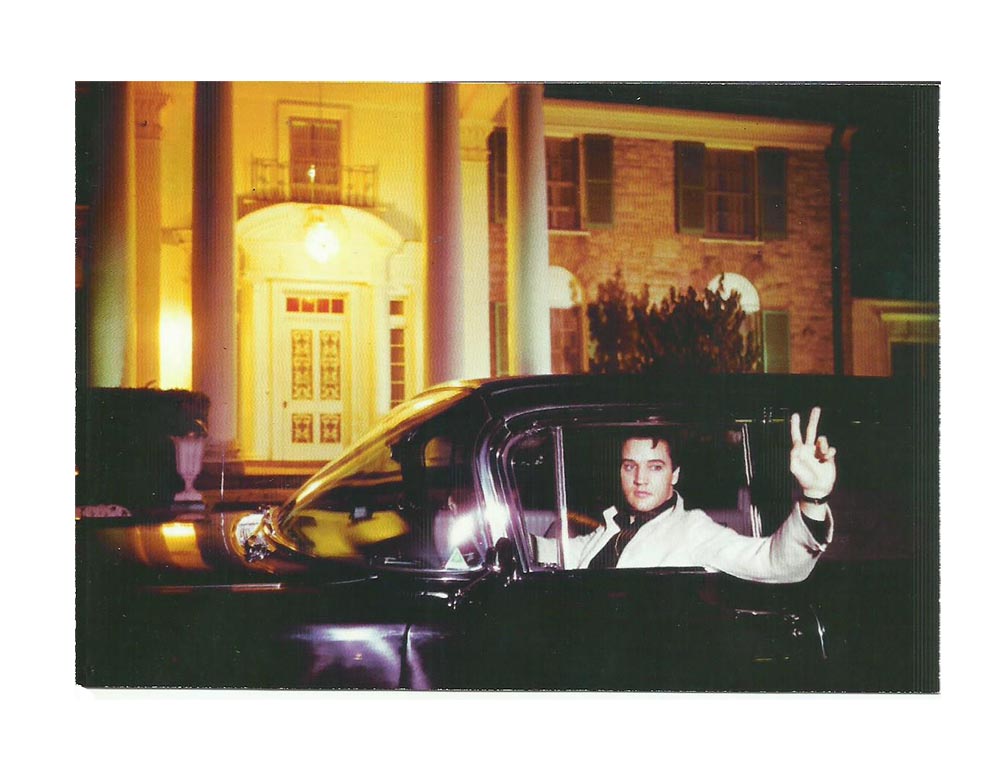 Elvis Postcards - Car Graceland - Pack of 50