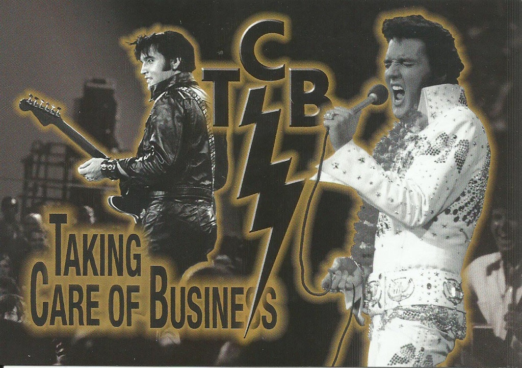 Elvis Post Cards - TCB With Photos - Pack of 50