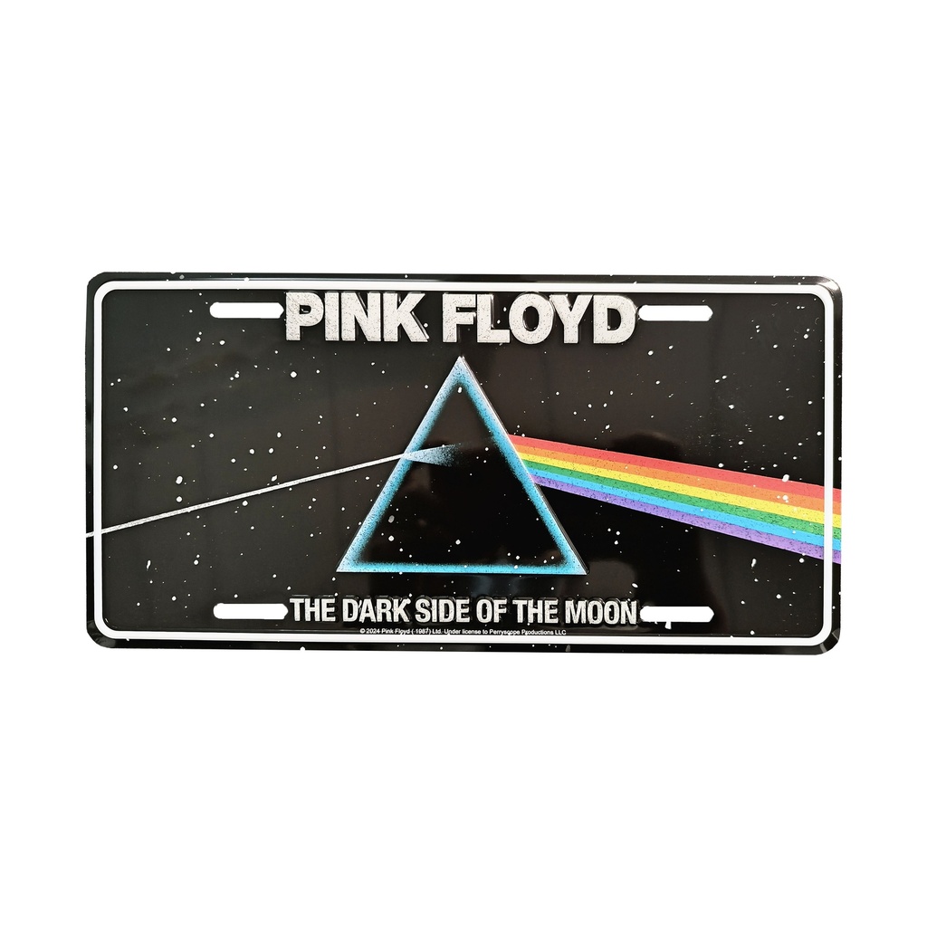 Pink Floyd License Plate - The Dark Side of The Moon