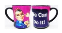 Rosie The Riveter Mug - We Can Do It Embossed