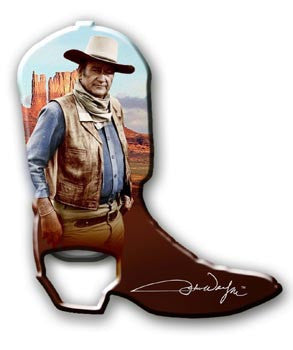 John Wayne Bottle Opener and Magnet - Boot