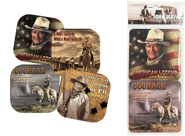 John Wayne Coasters - Set Of Four