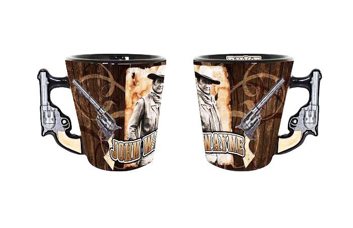 John Wayne Shot Glass - Pistol Handle