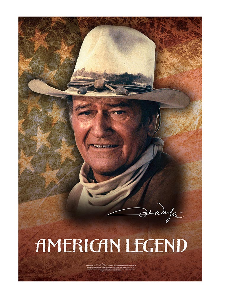 John Wayne Metal Sign - American Legend