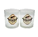 John Wayne Whiskey Glass Set - Shield - 2pc Set