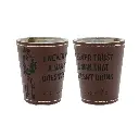 John Wayne Shot Glass - Leather