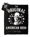 John Wayne Throw Blanket - Blk & Wht Est.