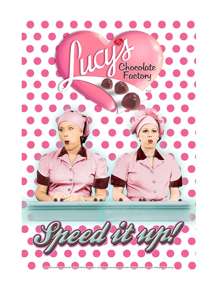 Lucy Sign - Chocolate Factory