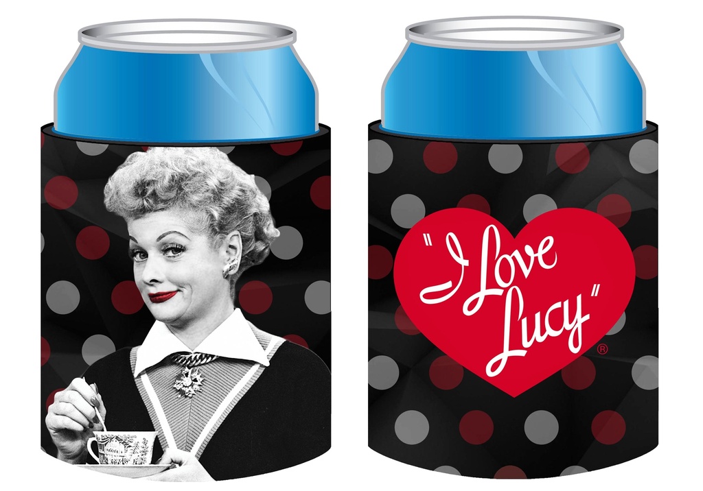 Lucy Huggie/Koozie - Blk & Red