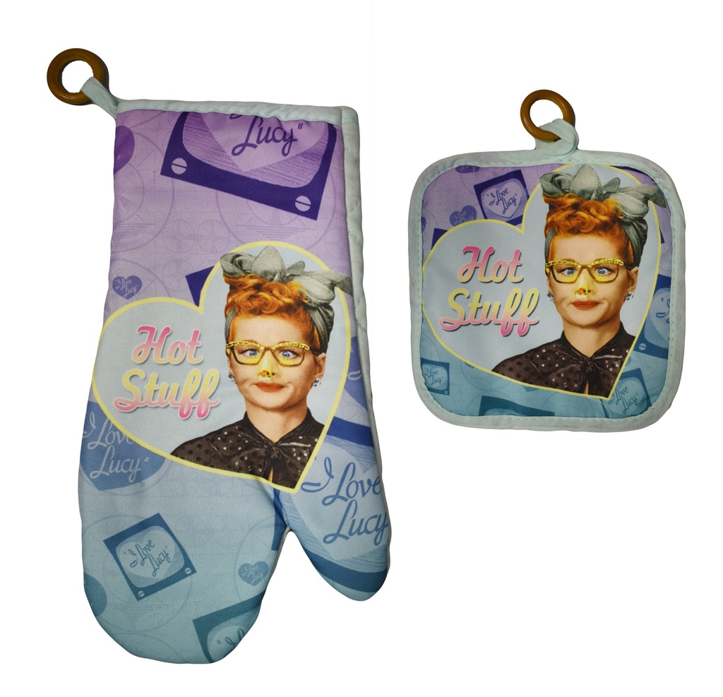 Lucy Pot Holder /Oven Mitt - Hot Stuff