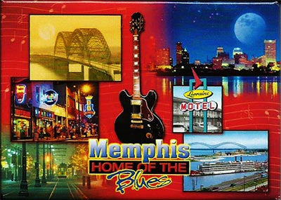 Memphis Magnet - Home of The Blues Collage