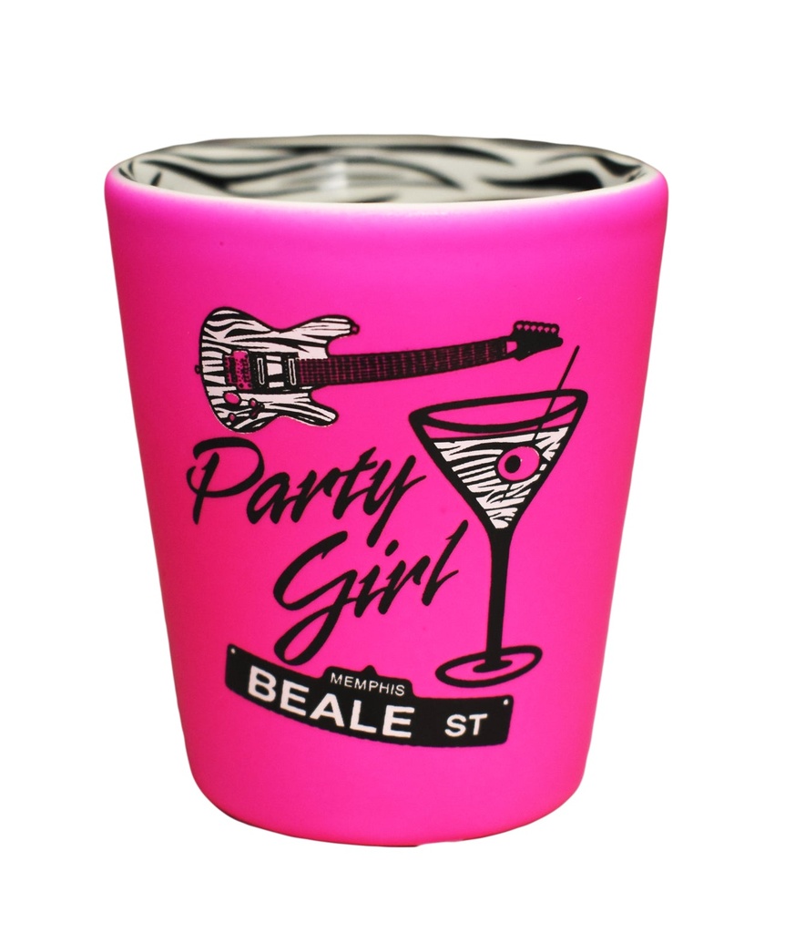 Memphis Shot Glass - Party Girl Zebra