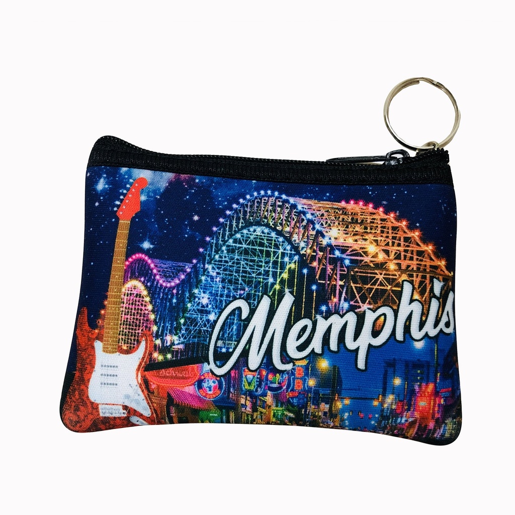 Memphis Key Chain/Coin Purse - Bridge