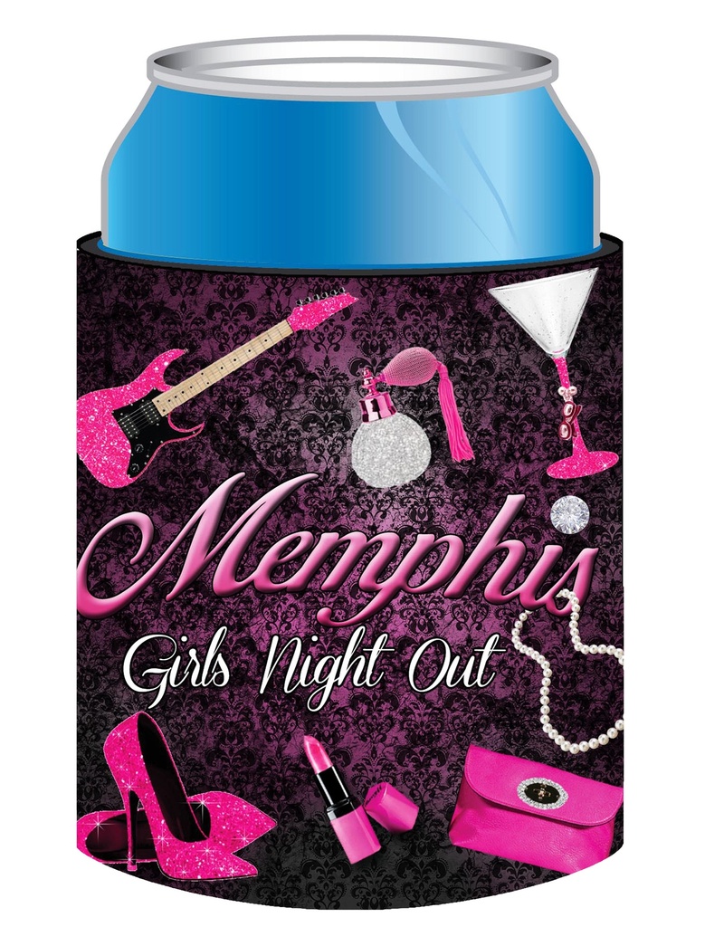 Memphis Huggie/Koozie - Girls Night Out