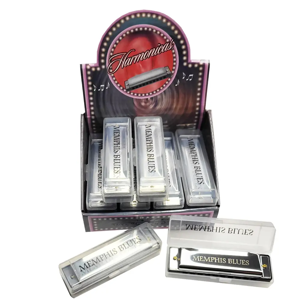 Memphis Harmonica - Blues - 12pc Display