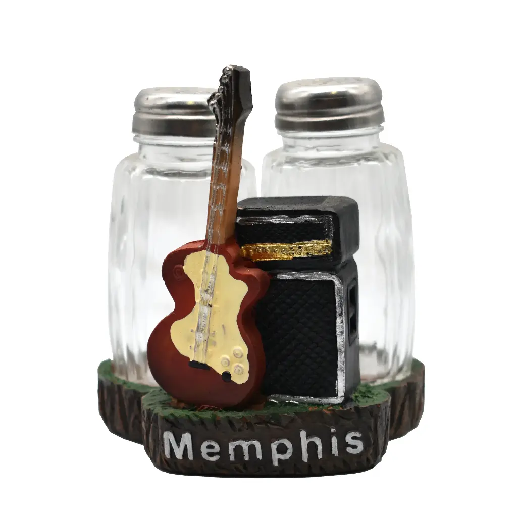 Memphis Salt & Pepper Shakers - Guitar Stand