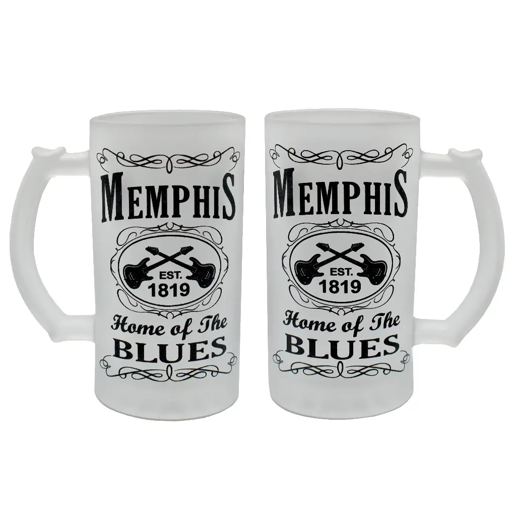 Memphis Stein Blk & Wht Est - 16 Oz - Set of 2