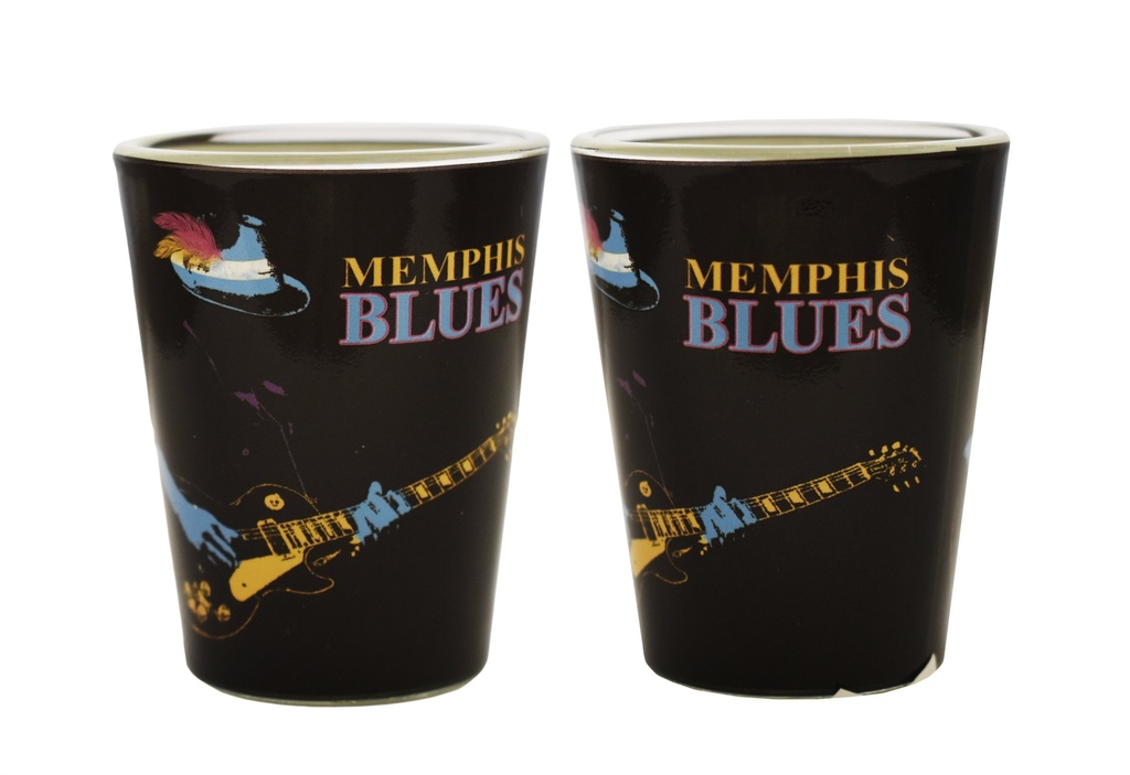 Memphis Shot Glass - Blues Man