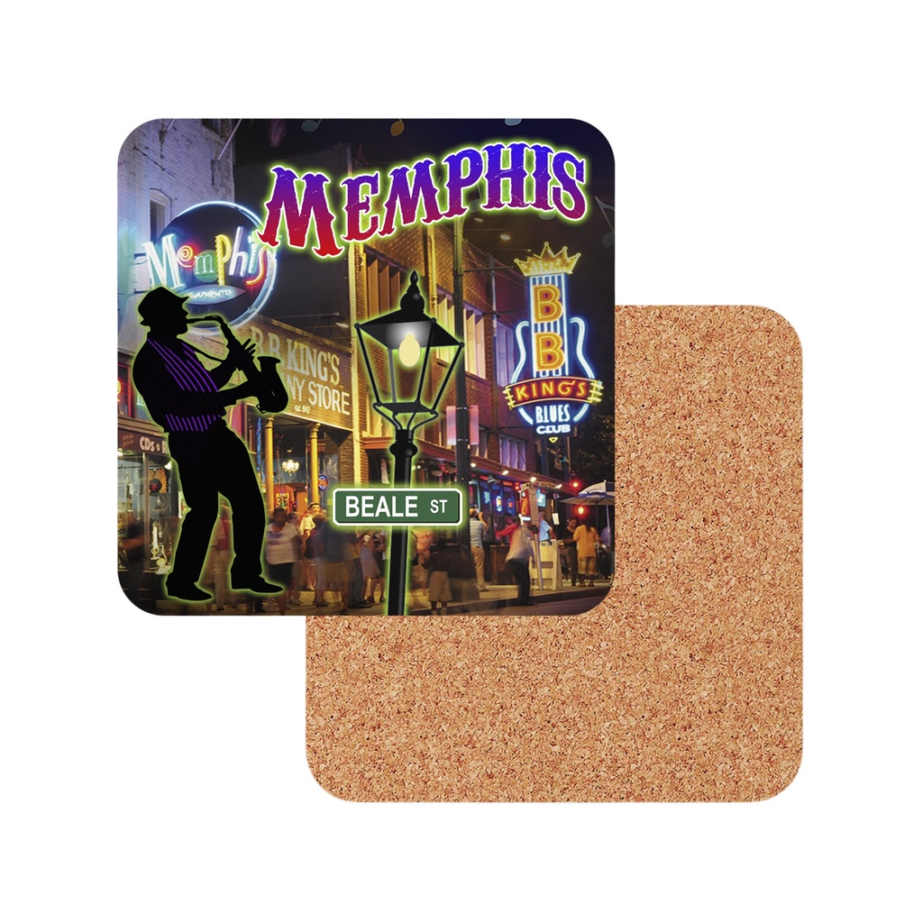 Memphis Coasters - Blues Man - 6pc Set