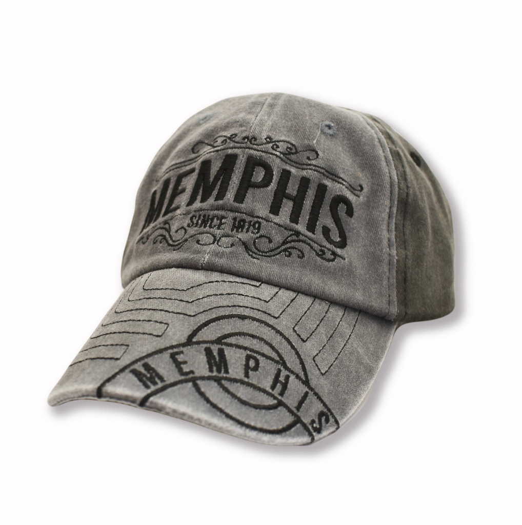 Memphis Cap - Gray And Black Since 1819