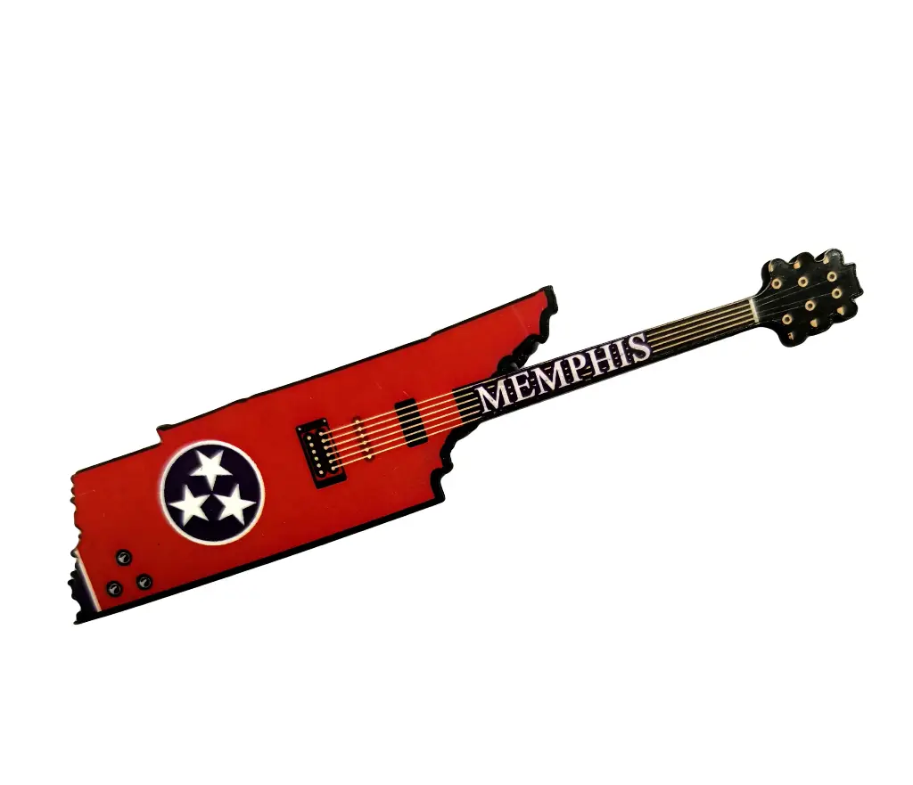 Memphis Magnet-State Flag Guitar